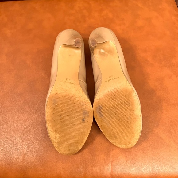 Nine West Ambitious Heels size 5 nude color patent leather - Picture 6 of 6